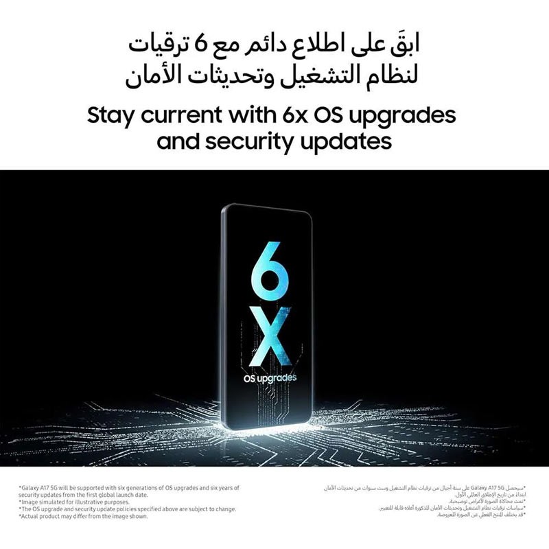 Galaxy A17 4G, Dual SIM, 8GB RAM, 256GB Storage, 6.7-Inch FHDplus Super AMOLED Android Smartphone, Blue-35871