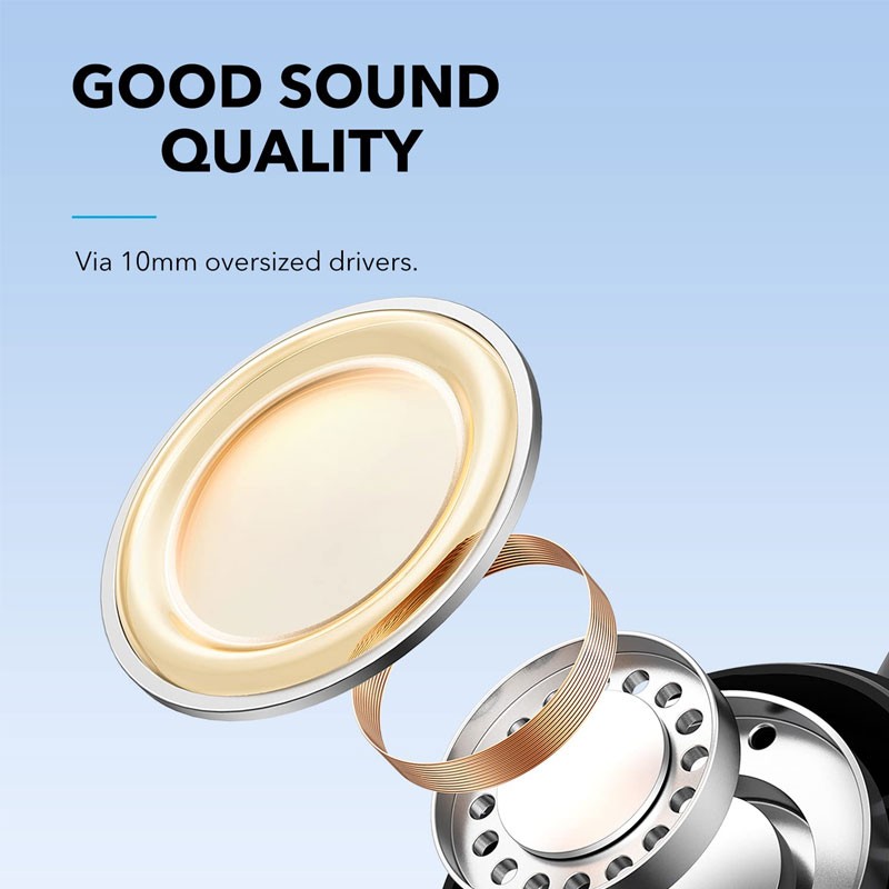 Anker Soundcore Life P2i, 28H Playtime, Clear Calls And High Bass, IPX5 Water Resistant, Quick Connectivity, True Wireless Bluetooth Earbuds, Black, A3991H11-20730