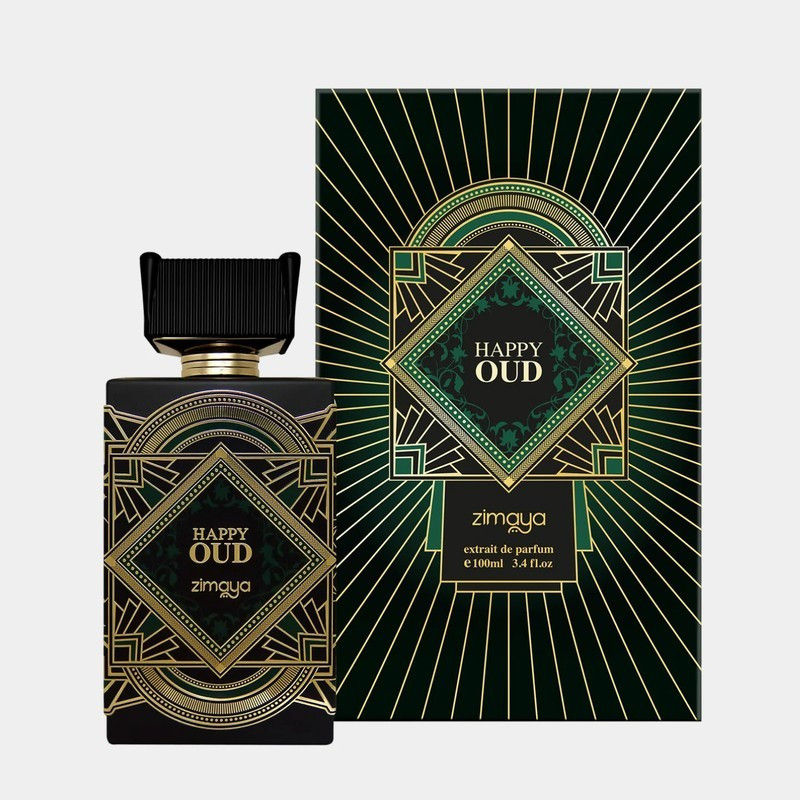 Zimaya Happy Oud Oriental Woody Unisex Perfume 100ml-38058