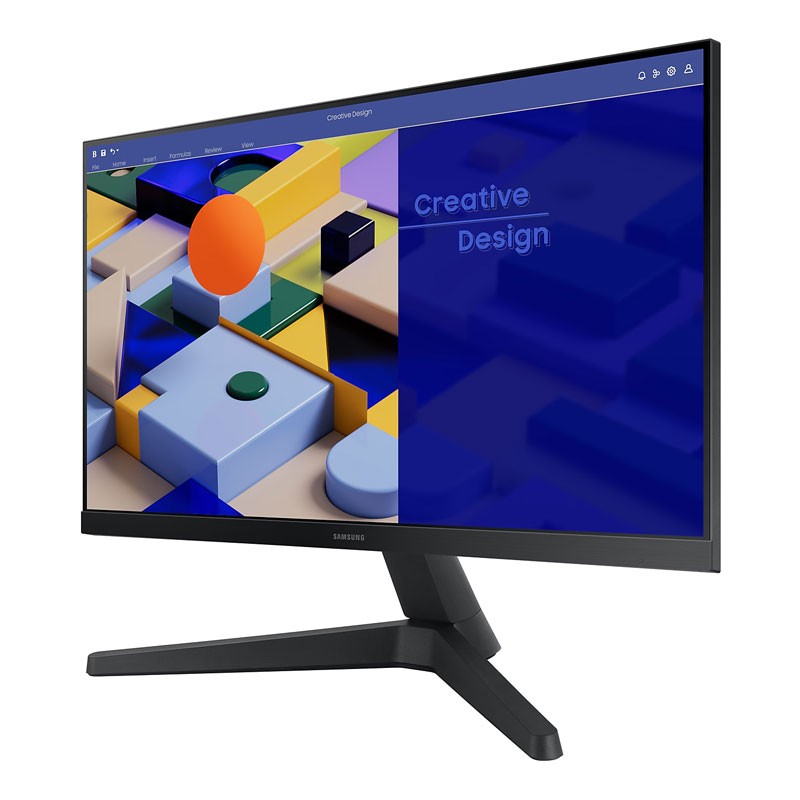 Samsung Essential Monitor S3 S31C, 22 Inch FHD IPS 75Hz Refresh Rate Display, Flicker Free, Eye Saver Mode, FreeSync, Game Mode, Flat Monitor, LS22C310EAMXUE -32085