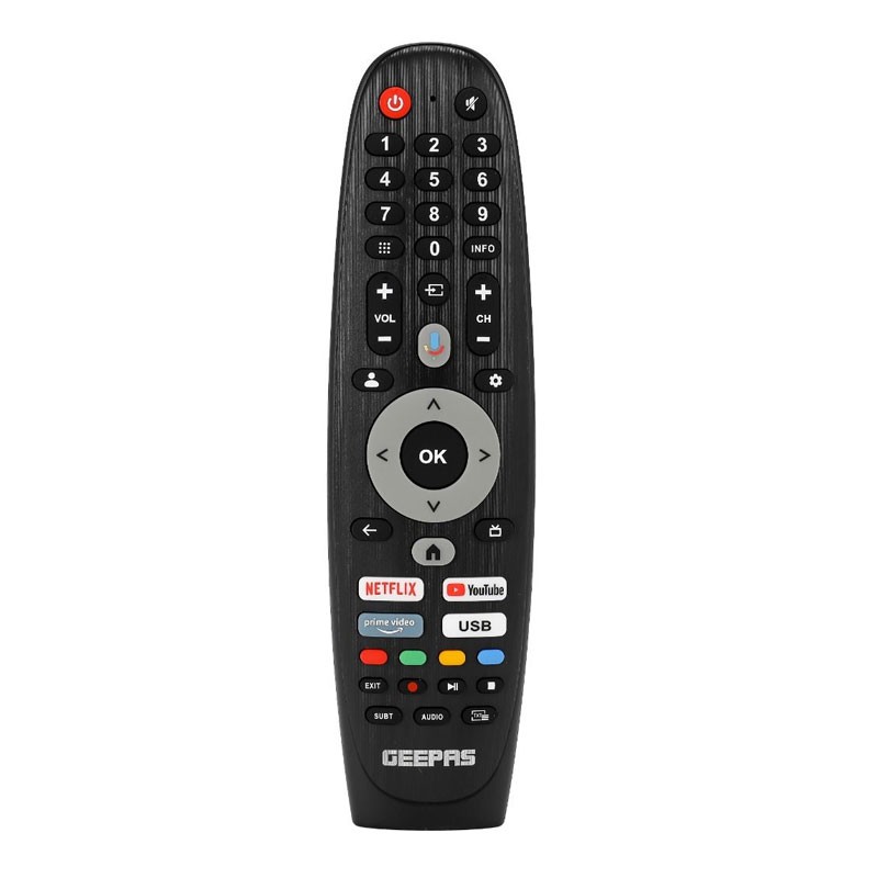 Geepas, Dolby Audio, Ultra HD LED TV, Built In Chromecast, Remote Control, HDMI And USB Ports, Licensed Contents And Pre Installed Apps, WiFi And Screen Sharing, 50m Inch Google TV, GLED5006SGXHD-33561