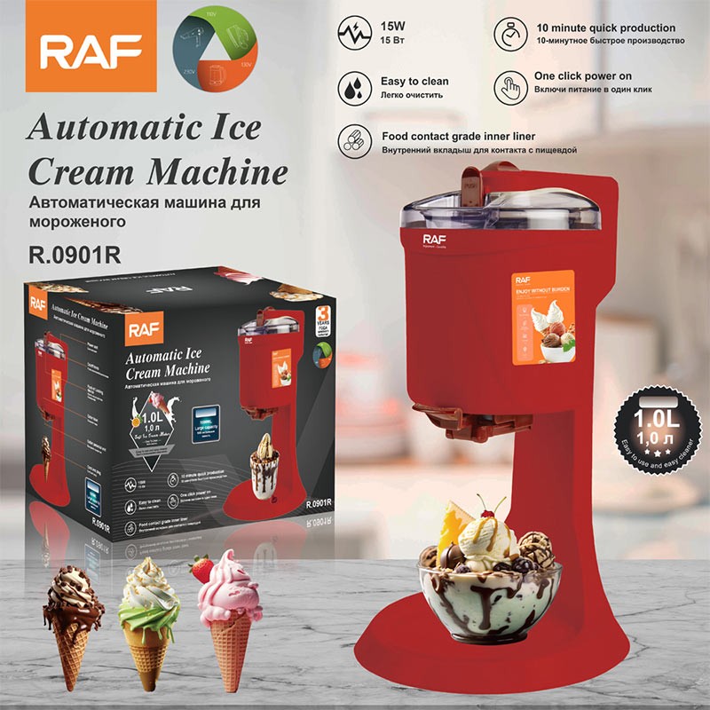 RAF Automatic Ice Cream Maker Gelato Milkshake Sorbet Machine-35459