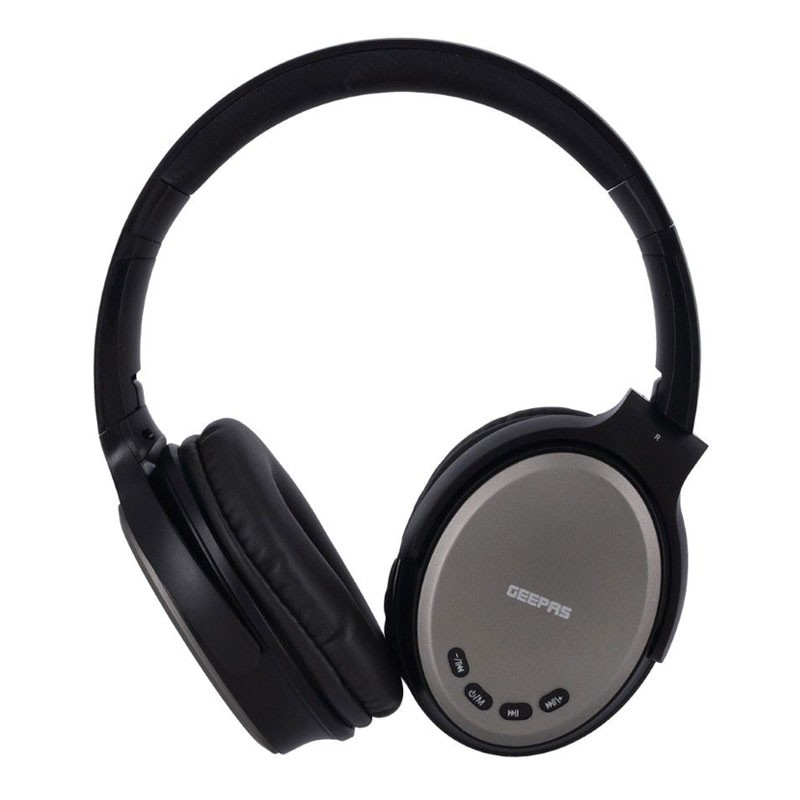 Geepas, Foldable, Deep Bass, FM, SD, AUX, Adjustable Band, 8 Hours Working, Over Ear Bluetooth Headphone, GHP14011-15000