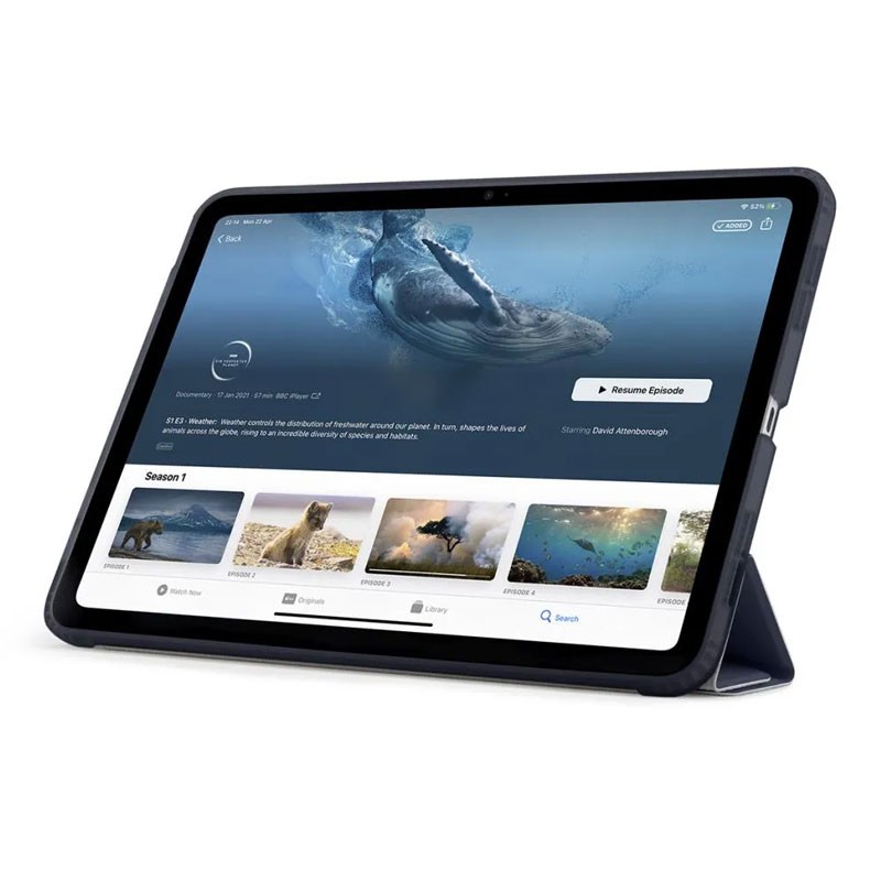 Pipetto Origami No1 Original Case For Apple iPad Air 13 Inch, Dark Blue, P052-113-AE-34641