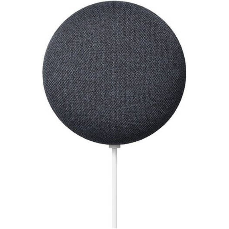 Google Nest Mini Smart Speaker, Voice Control, Charcoal, Nest Mini 2nd Generation-37635