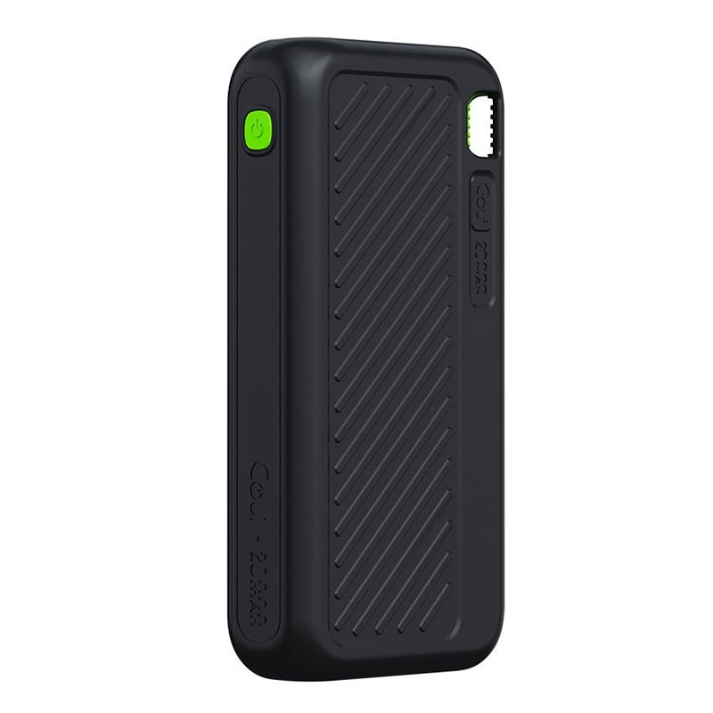 Goui Singi, Dual Charging Functionality, High Compatibility With Smartphones, Compact Design, 20,000mAh Portable Power Bank, Black-29886