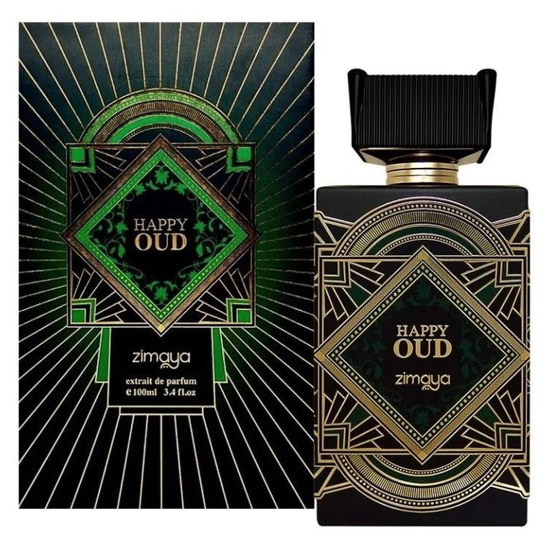 Zimaya Happy Oud Oriental Woody Unisex Perfume 100ml-38060