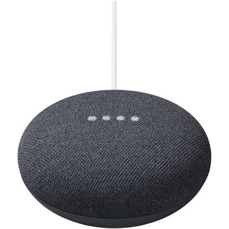 Google Nest Mini Smart Speaker, Voice Control, Charcoal, Nest Mini 2nd Generation-37634