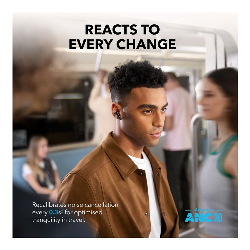  Anker Soundcore Liberty 4 Pro, 7 Sensors And ANC In Real Time, 2x Fast Charging, Studio Level HiFi Music, Clear Calls With 6 Microphones and AI, True Wireless Earbuds With Noise Cancelling, A3954H11 -29285