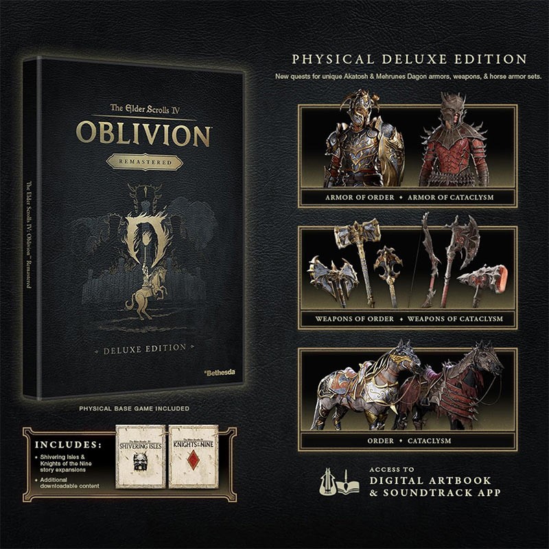 The Elder Scrolls IV Oblivion Remastered Deluxe Edition Game For PS5-35526