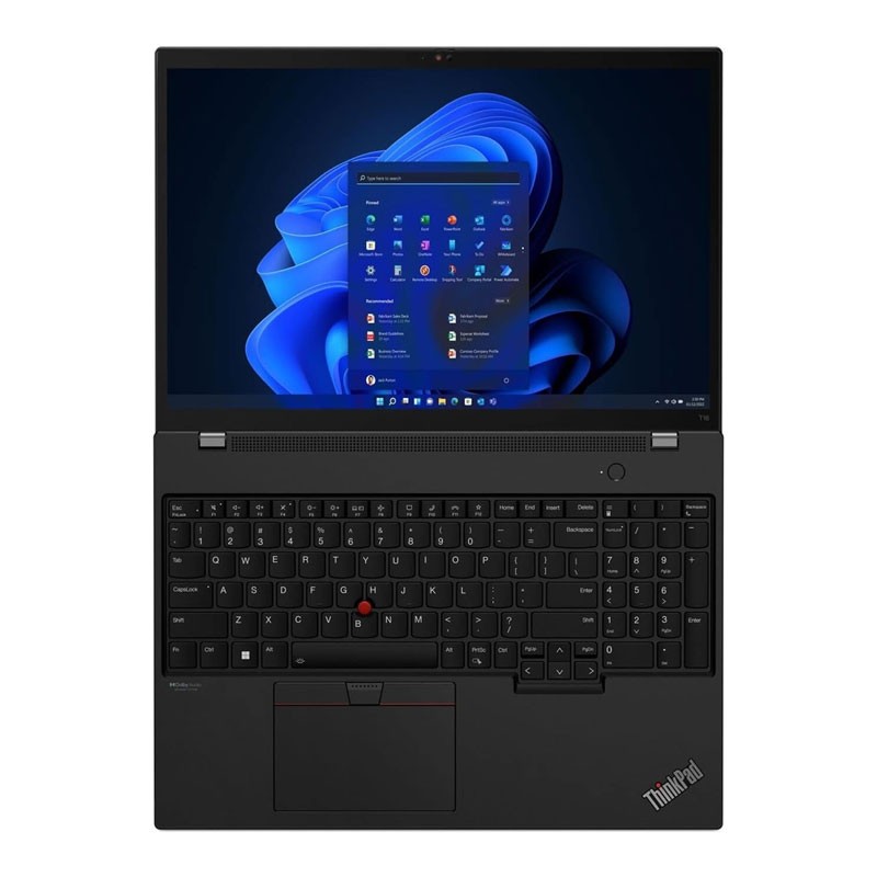 Lenovo ThinkPad T16 Gen1, 21BV003VGR, Intel Core i5 1235U, 10C, Integrated Intel Iris Xe, 8 RAM, 512GB SSD, 16 Inch WUXGA Antiglare Display, Thunder Black Laptop-18340