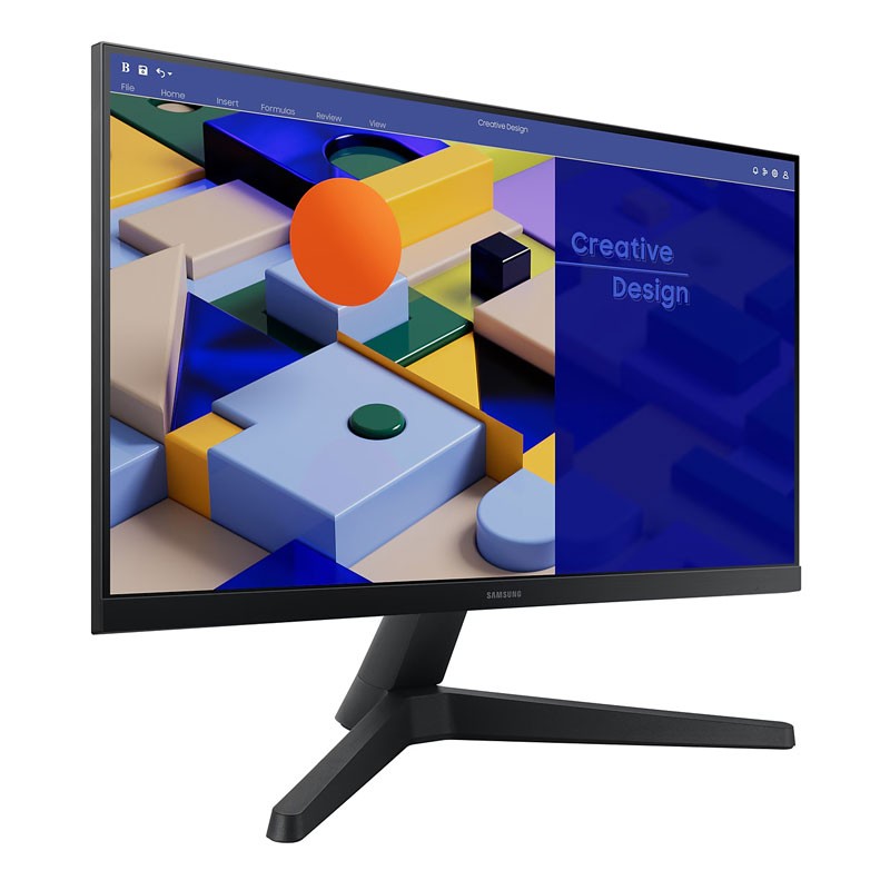 Samsung Essential Monitor S3 S31C, 22 Inch FHD IPS 75Hz Refresh Rate Display, Flicker Free, Eye Saver Mode, FreeSync, Game Mode, Flat Monitor, LS22C310EAMXUE -32084