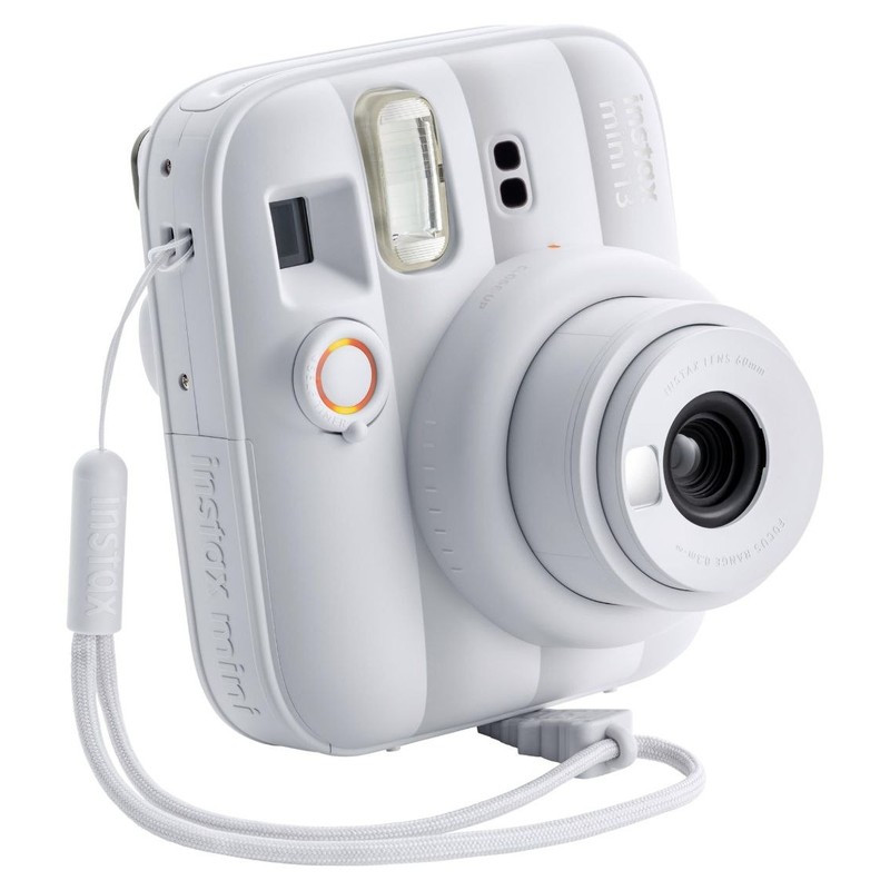 Fujifilm Instax Mini 13 Instant Camera, Automatic Flash, Instant 62x46mm Prints, Clay White-36854