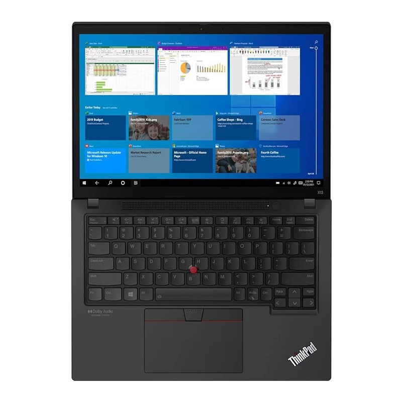 Lenovo ThinkPad X13 Gen 2, 20WK0088AD, Intel Core i7 1165G7, Integrated Intel Iris Xe Graphics, 16 RAM, 512GB SSD, 13 Inch WUXGA Antiglare Display, Villi Black Laptop-18350