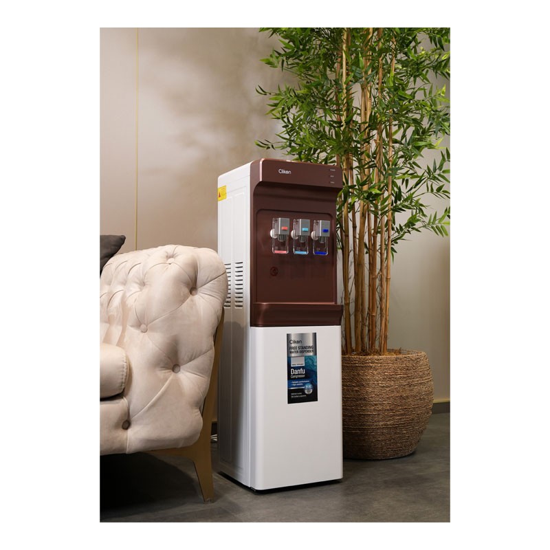 Clikon, Hot, Cold And Normal Water 3 Tap Water Dispenser With High Efficiency Danfu Compressor, CK4062-35148