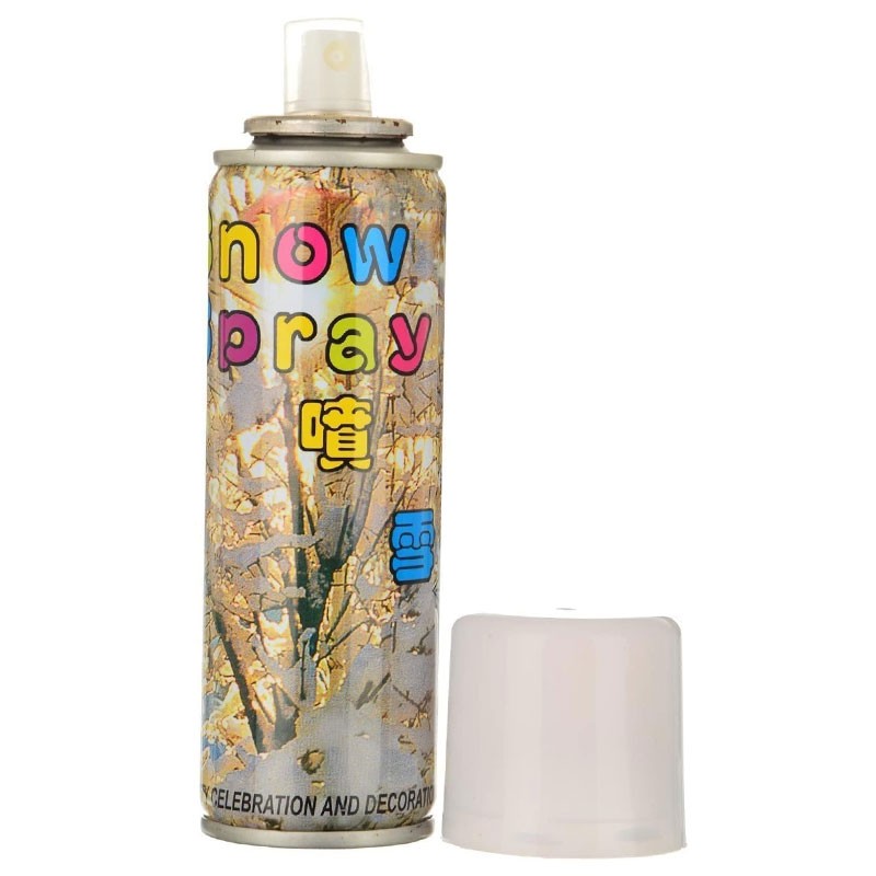 White Snow Decorative Party Spray Realistic Vanishing Snow Effect, Pack of 24 Pcs-36359