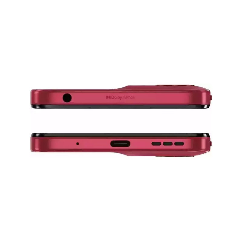 Motorola Moto G05, 4GB RAM, 256GB Storage, 6.67 Inch 90Hz Punch Hole Display, 50MP Rear Main Camera, Dolby Atmos, Dual SIM, Vegan Leather Frame, IP52, 5200mAh Battery, 18W Charging, Android Smartphone, Plum Red-30812