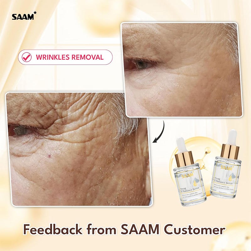 SAAM Young Serum for with Arigeline & Hyaluronic Acid, Face Serum for Anti-Aging, Wrinkles & Sagging Skin, Youthful Appearance & Radiant Skin 30ml-35902
