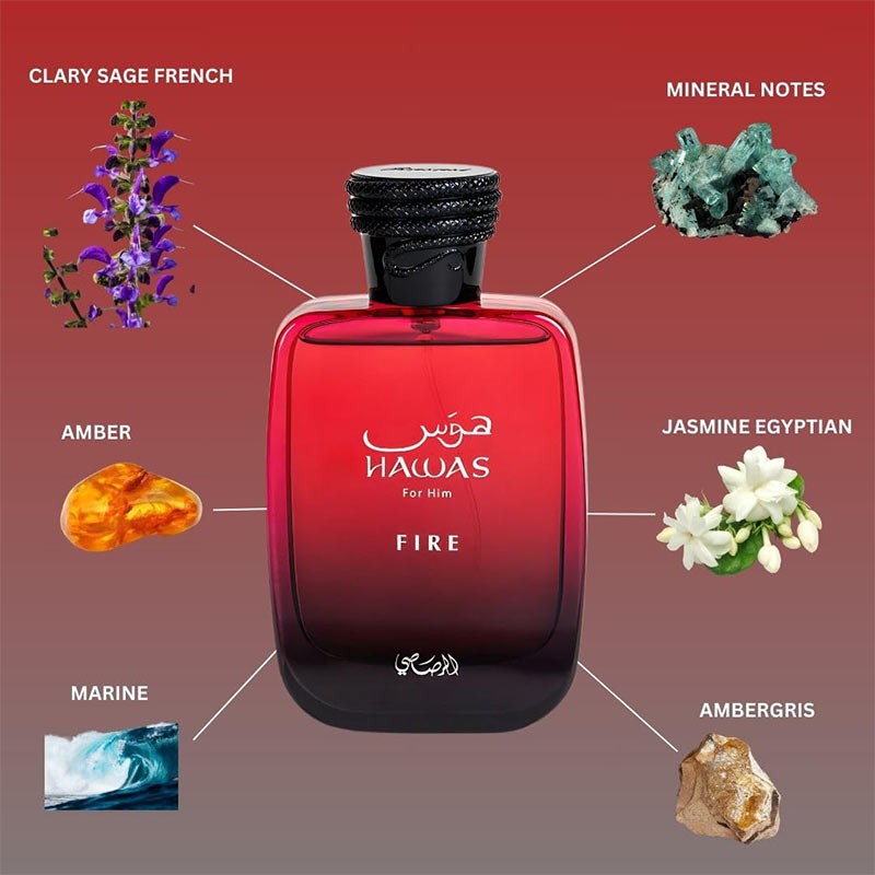 Rasasi Hawas Fire EDP 100 ml-35617
