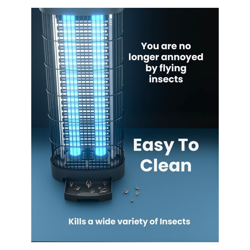 Moxedo, Bug Zapper, Powerful Mosquito Killer, 30W Electric Insects Zapper With Dual UV Light-28148