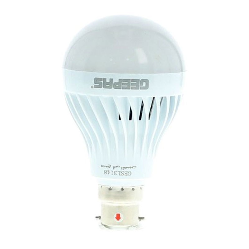 Geepas, 16Pcs SMD LED, 6500k Colour Temperature, 6 Hours Working With Lithium Battery, Rechargeable LED Bulb, GESL3148-29570