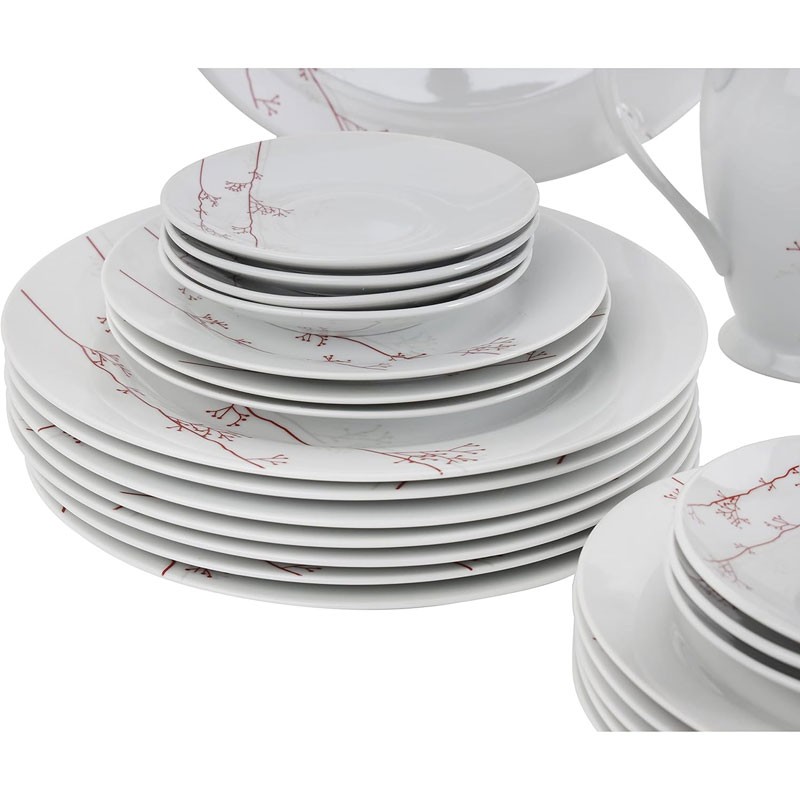 Royalford 49Pc Supremo Porcelain Dinner Set -11033