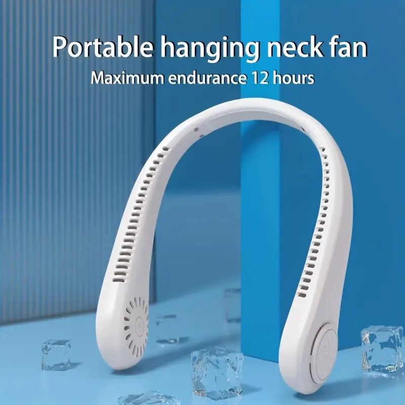 Portable Neck Personal Fan for Sports, Outdoor, Indoor, Hands Free Neck Fan-306