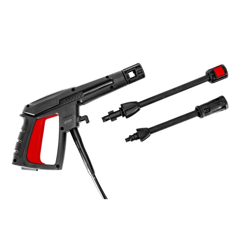 Geepas, Carbon Brush Motor, 1400W, 6.5 L/min Maximum Flow, Includes Spray Gun With Adjustable Nozzle, 5M Cord And Hose, Removing All Type Dust Mud Dirt, 110bar High Pressure Washer, GPW1411EL-240-33851