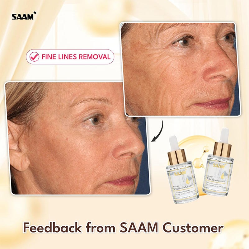 SAAM Young Serum for with Arigeline & Hyaluronic Acid, Face Serum for Anti-Aging, Wrinkles & Sagging Skin, Youthful Appearance & Radiant Skin 30ml-35900