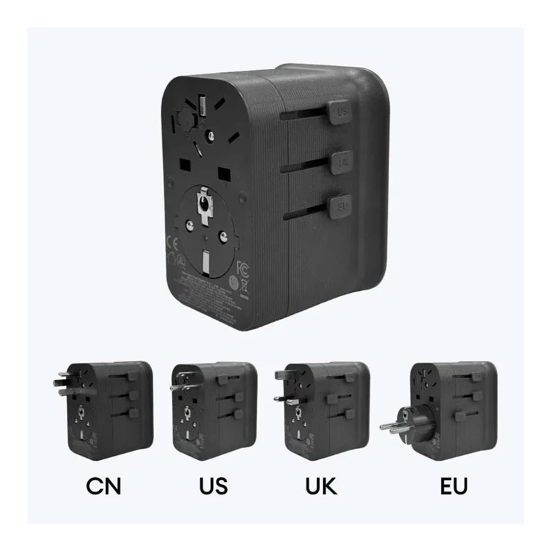 Anker 65W Multi Port Travel Charger With 2 USB Ports And 2 Type C Ports, Black, A9213-32409