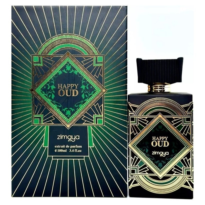 Zimaya Happy Oud Oriental Woody Unisex Perfume 100ml-38059