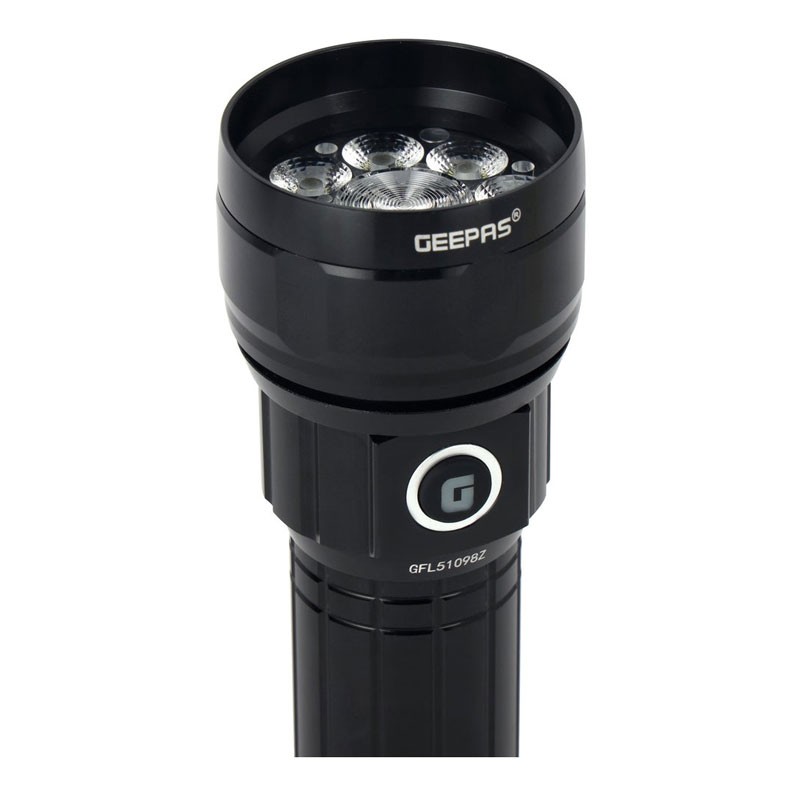 Geepas 4000mAh Battery, Zoomable LED Flash Light, GFL51098-33404