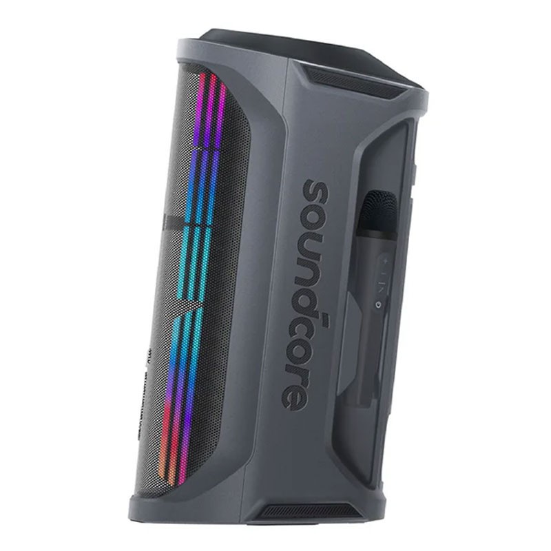 Anker Soundcore Rave 3, 160W, With 2 Microphones, 6.35mm Port, Battery Life Up To 12 Hours, Beat Synced HexaGlow Light Show, Portable Bluetooth Party Speaker, A31A3011-29182