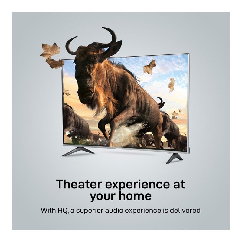 Geepas, Slim LED, 3.5mm, 1 HDMI And 2 USB Ports, WiFi, Card Slot, YouTube, Netflix, Amazon Prime Compatibility, 32 Inch Android HD Smart LED TV, GLED3202SEHD-33555