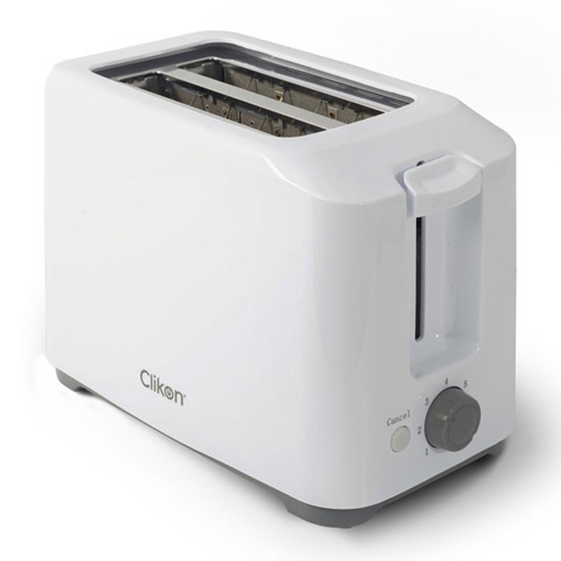 Clikon 700W 2 Slice Electric Bread Toaster With Electronic Browning Control, Highh Lift, CK2436-34959