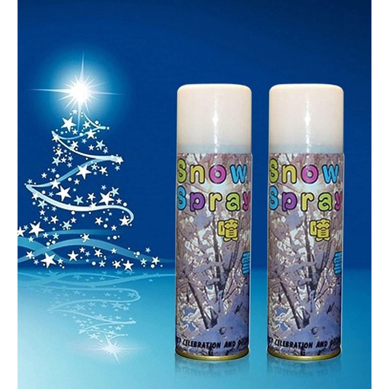 White Snow Decorative Party Spray Realistic Vanishing Snow Effect, Pack of 24 Pcs-36360