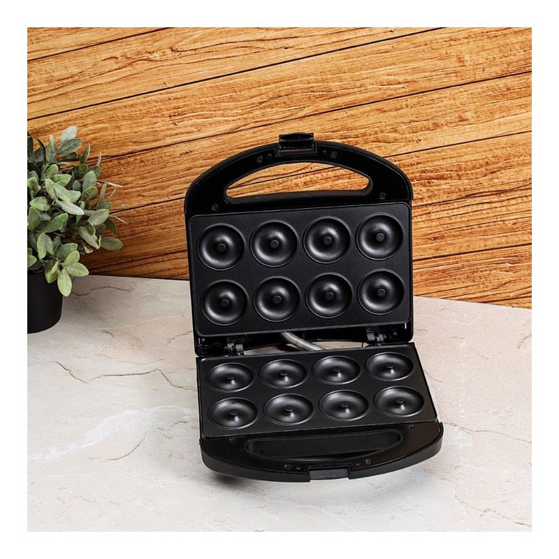 Geepas, Non Stick, Skid Resistant Feet, Power On Lights, 8 Pcs Donut Maker, GDM36532-29498