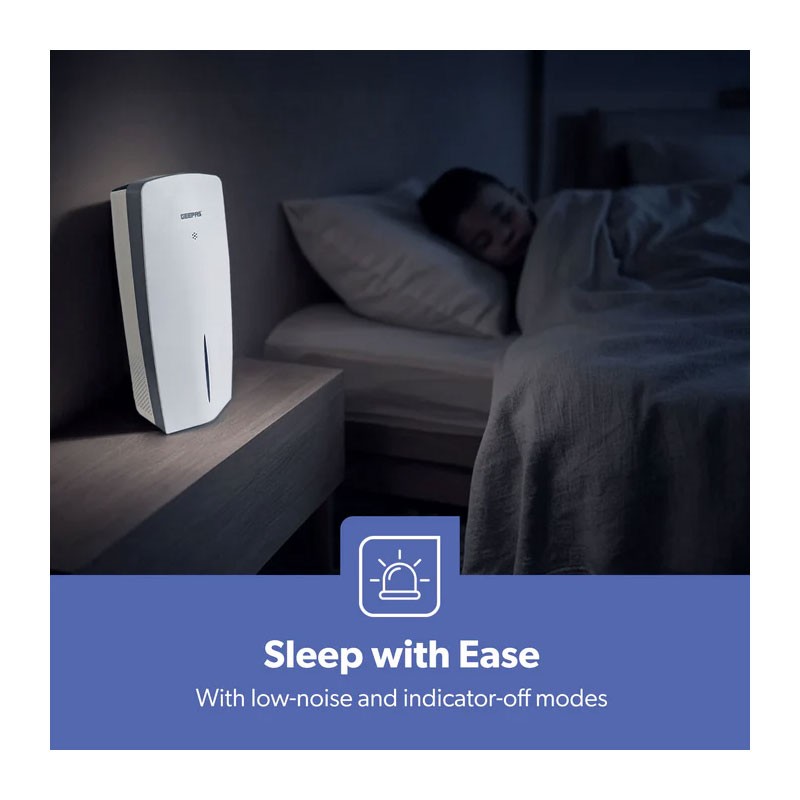 Geepas, 3 Stage HEPA Air Cleaner For Dust Odours Allergen And Pollen, 8 Hour Timer With Remote Control And Wifi, Portable Digital 2 In 1 Air Purifier And Humidifier, GAP63073UK-28765