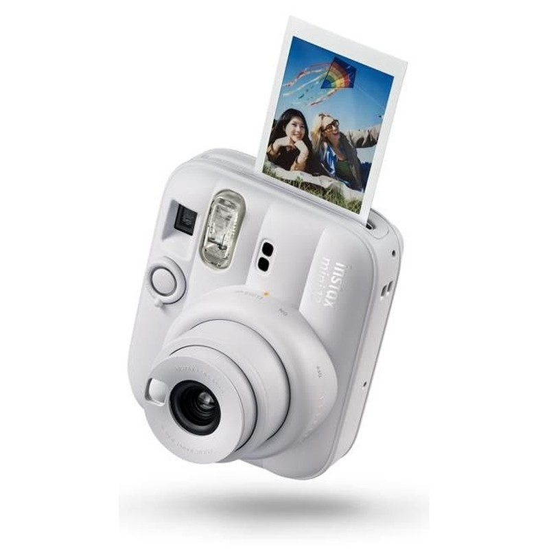 Fujifilm Instax Mini 13 Instant Camera, Automatic Flash, Instant 62x46mm Prints, Clay White-36855