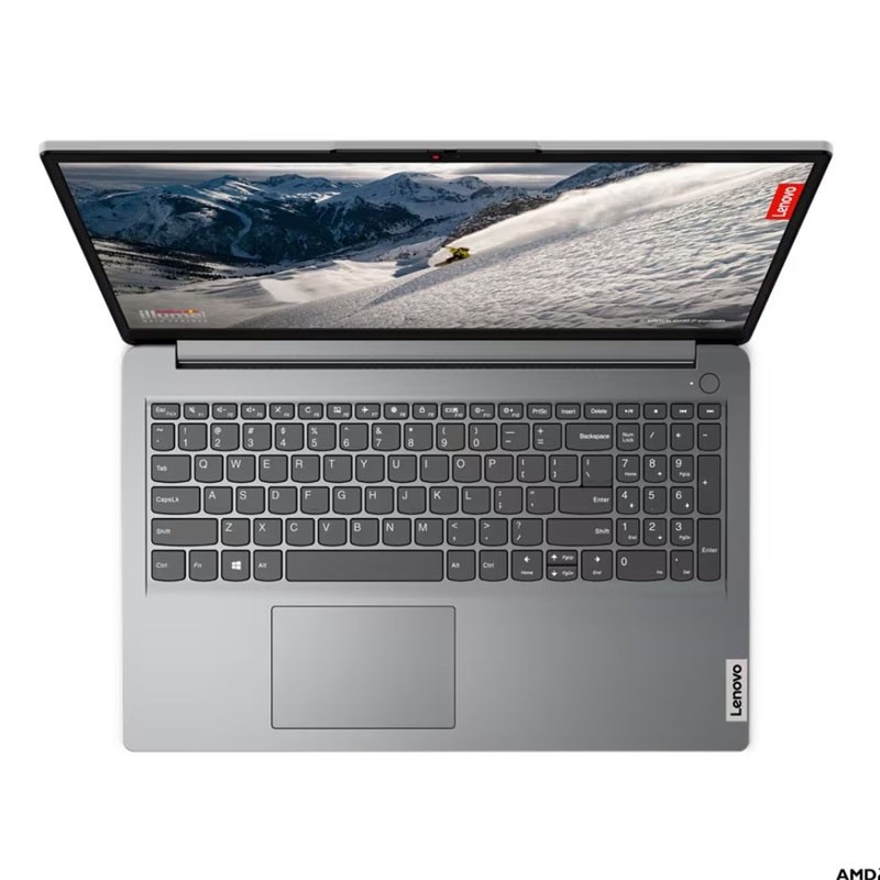 Lenovo IdeaPad 1 15AMN7, 82VG00DNAX, AMD Ryzen 5 7520U, AMD Radeon 610M Graphics, 8GB RAM, 512GB SSD, 720p Camera With Privacy Shutter, 15.6 Inch FHD Display, Windows 11 Home, Cloud Grey, Laptop-21219