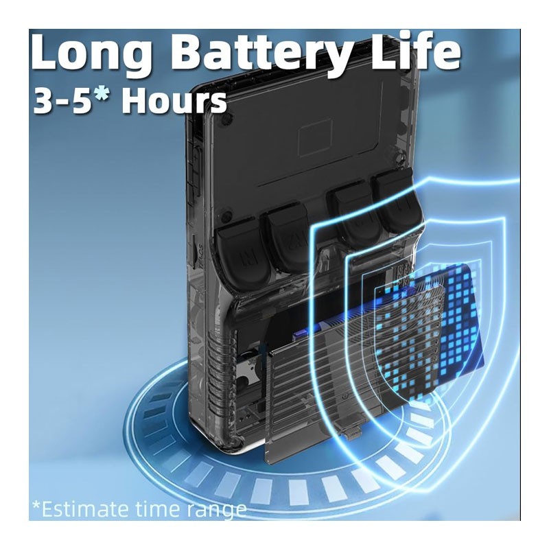 R36S Handheld Gaming Console 3.5 Inch Retro Handheld Video Games Consoles Built in Rechargeable Battery, Portable Style Preinstalled Hand Held Game Consoles System, Black -36457