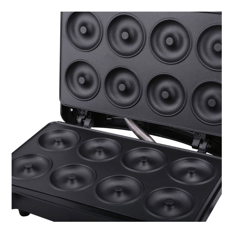 Geepas, Non Stick, Skid Resistant Feet, Power On Lights, 8 Pcs Donut Maker, GDM36532-29499