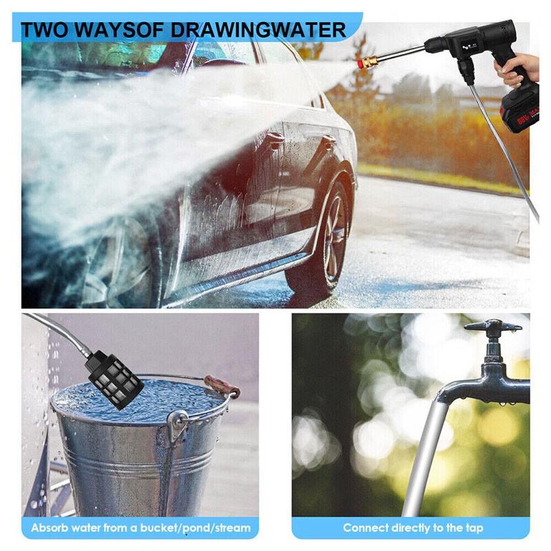 Buy Battery Portable Cordless Car High Pressure Washer Jet Water Wash