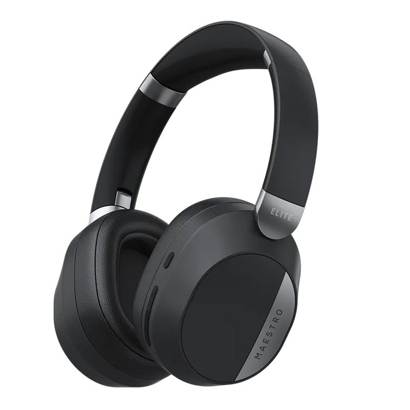 Goui Maestro Elite, Ultra Soft Ear Cushions, Elegant Shape, Better Audio Clarity,  Wireless Bluetooth Headset, Black-29860