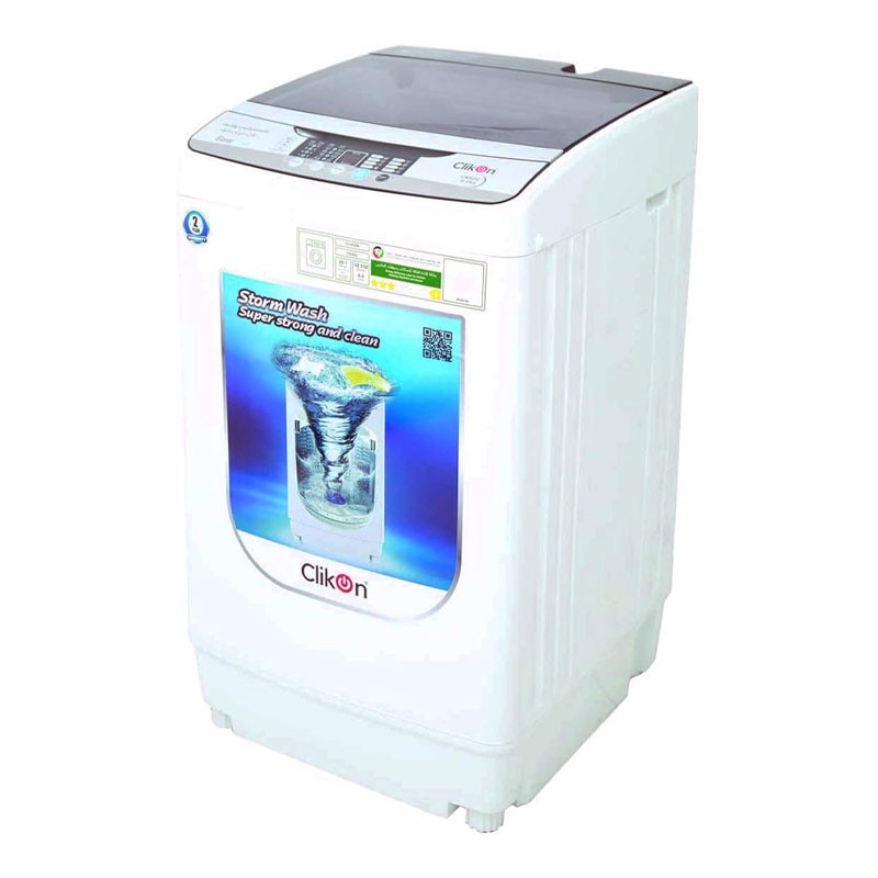 Clikon 6 Kg Top Load Fully Automatic Single Tub Washing Machine With Fuzzy Logic Technology, White, CK602-35165