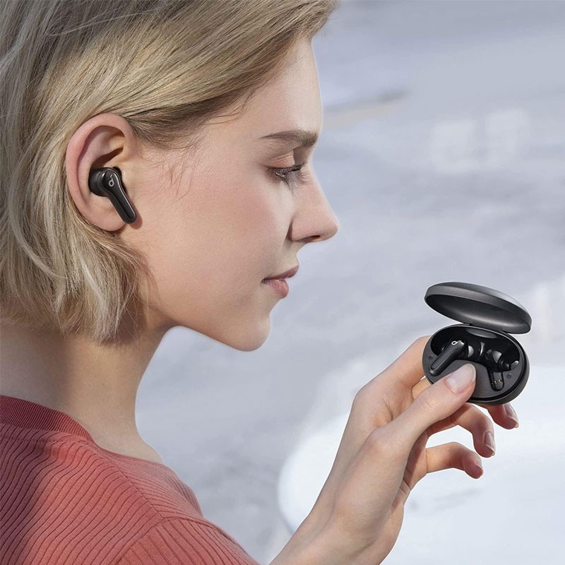 Anker Soundcore Life Note E, 32H Playtime with Big Bass And 3 EQ Modes,USB C Fast Charging,True Wireless Bluetooth Earbuds-11194