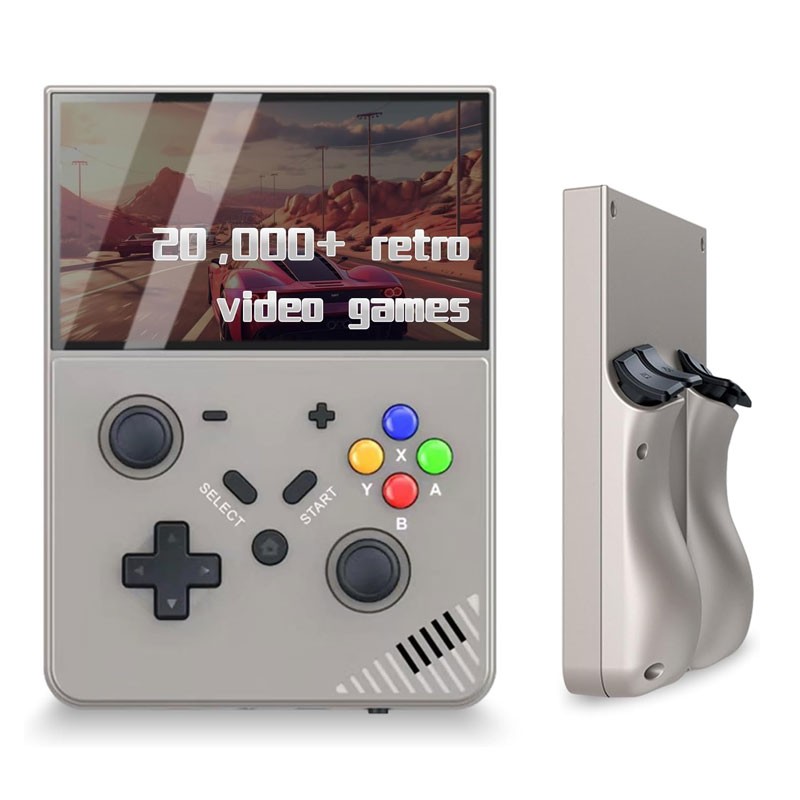 Retro Handheld Game Console 4.3 Inch IPS Screen Linux OS Built in 64G TF Retro Video Games Consoles Portable Pocket Video Player With 5500 Plus Games-35289