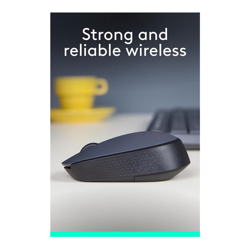 Logitech M170, 2.4 GHz Wireless Connection, 1000 Dpi, Wireless Mouse, Black And Gray-30139