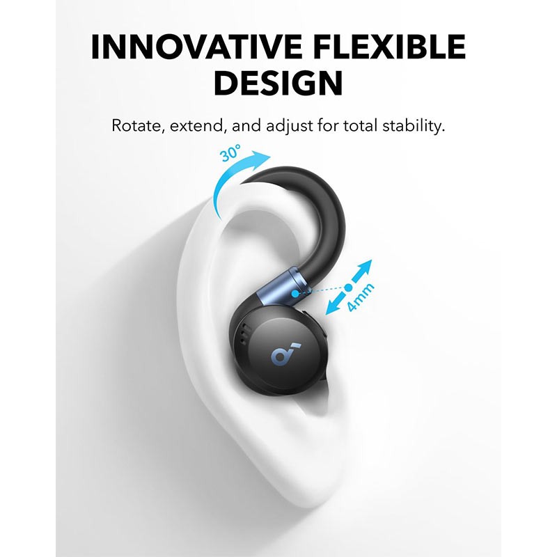Soundcore Sport X20 True Wireless Earbuds With Adjustable Ear Hooks, A3968-35521