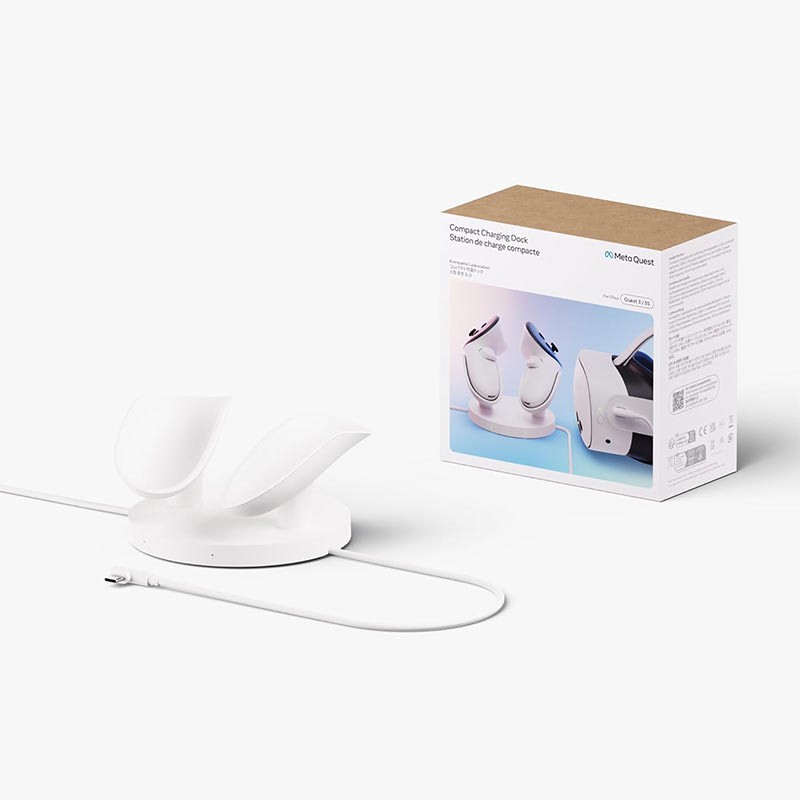 Meta Quest Compact Charging Dock for Quest 3, Quest 3S-35592